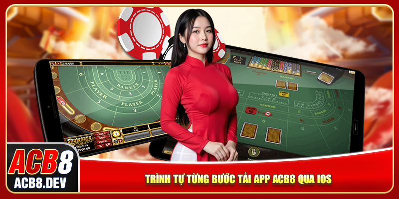 Trình tự từng bước tải app ACB8 qua iOS Trình tự từng bước tải app ACB8 qua iOS